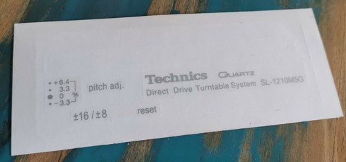 Technics 1210 m5g custom - technics, sl-1210
